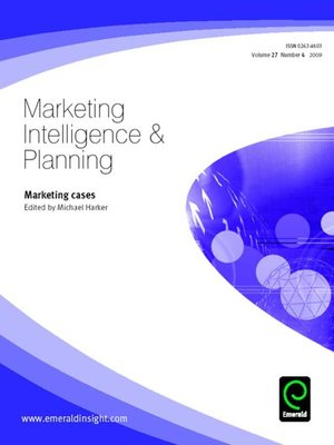 cover image of Marketing Intelligence & Planning, Volume 27, Issue 4